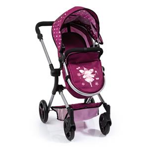 Bayer Design NEO VARIO Kombi Dukkevogn , Mørk pink-12
