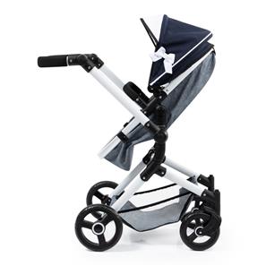 Bayer Design NEO VARIO Kombi Dukkevogn , mørkeblå/grå-18