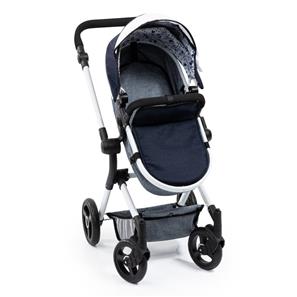 Bayer Design NEO VARIO Kombi Dukkevogn , mørkeblå/grå-8