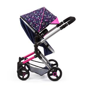 Bayer Design NEO VARIO Kombi Dukkevogn , Mørkeblå/Pink-11