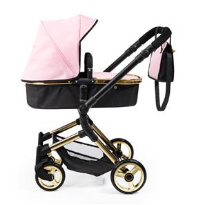 Bayer Design NEO VARIO Kombi Dukkevogn , sort/lyserød/guld-11