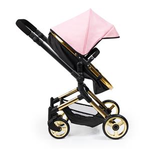 Bayer Design NEO VARIO Kombi Dukkevogn , sort/lyserød/guld-15