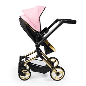 Bayer Design NEO VARIO Kombi Dukkevogn , sort/lyserød/guld-16