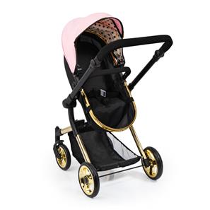 Bayer Design NEO VARIO Kombi Dukkevogn , sort/lyserød/guld-8
