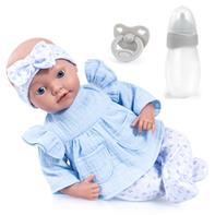 Bayer Design Reborn Babydukke 38 cm, blå