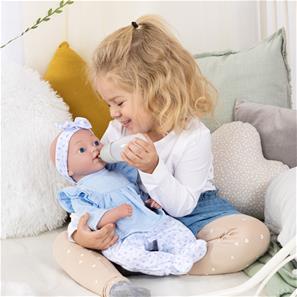 Bayer Design Reborn Babydukke 38 cm, blå-3