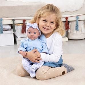 Bayer Design Reborn Babydukke 38 cm, blå-4