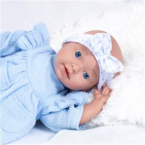 Bayer Design Reborn Babydukke 38 cm, blå-9