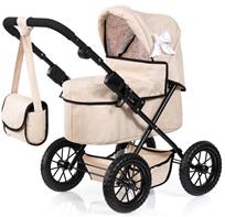 Bayer Design Trendy dukkevogn med pusletaske Beige