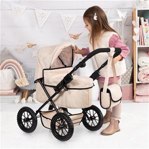 Bayer Design Trendy dukkevogn med pusletaske Beige-3