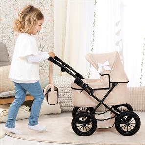 Bayer Design Trendy dukkevogn med pusletaske Beige-4