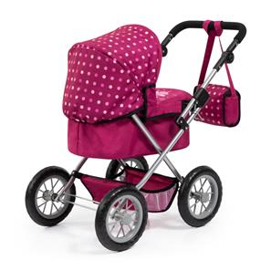 Bayer Design Trendy dukkevogn med pusletaske, cerise-5