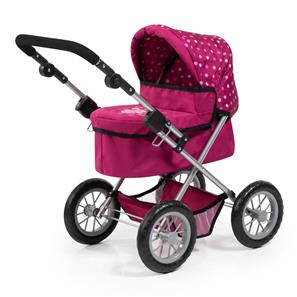 Bayer Design Trendy dukkevogn med pusletaske, cerise-7