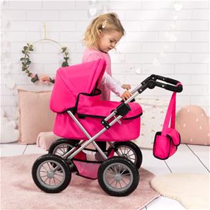 Bayer Design Trendy dukkevogn med pusletaske Pink-4