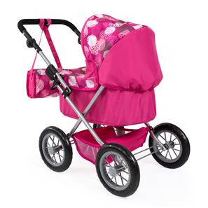 Bayer Design Trendy dukkevogn med pusletaske Pink-2