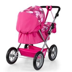 Bayer Design Trendy dukkevogn med pusletaske Pink-4