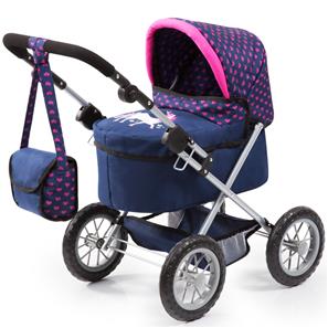 Bayer Design Trendy dukkevogn med pusletaske, Unicorn