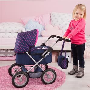 Bayer Design Trendy dukkevogn med pusletaske, Unicorn-2