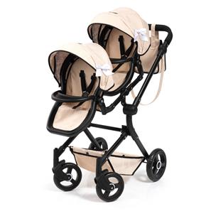 Bayer Design Tvillinge Klapvogn, Neo - Beige-10