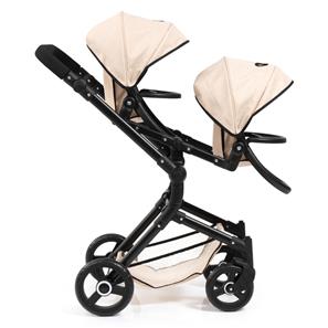 Bayer Design Tvillinge Klapvogn, Neo - Beige-13