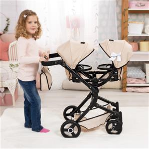 Bayer Design Tvillinge Klapvogn, Neo - Beige-2