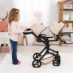 Bayer Design Tvillinge Klapvogn, Neo - Beige-3