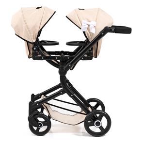 Bayer Design Tvillinge Klapvogn, Neo - Beige-8
