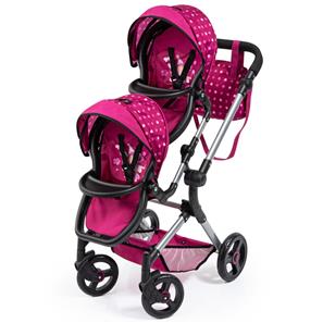 Bayer Design Tvillinge Klapvogn, Neo - Pink