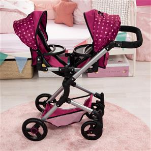 Bayer Design Tvillinge Klapvogn, Neo - Pink-12