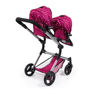 Bayer Design Tvillinge Klapvogn, Neo - Pink-15