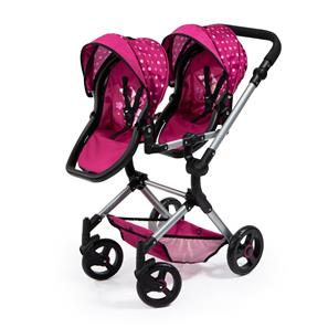 Bayer Design Tvillinge Klapvogn, Neo - Pink-16