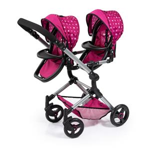 Bayer Design Tvillinge Klapvogn, Neo - Pink-17