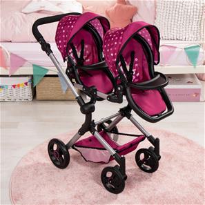 Bayer Design Tvillinge Klapvogn, Neo - Pink-21