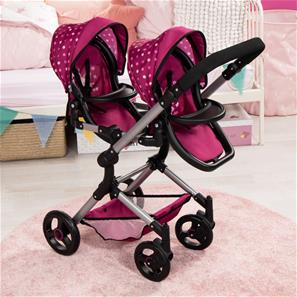 Bayer Design Tvillinge Klapvogn, Neo - Pink-22