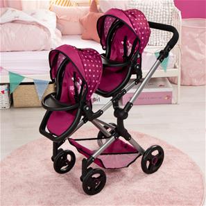 Bayer Design Tvillinge Klapvogn, Neo - Pink-23