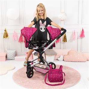 Bayer Design Tvillinge Klapvogn, Neo - Pink-4