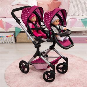 Bayer Design Tvillinge Klapvogn, Neo - Pink-9
