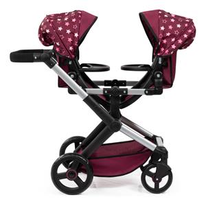 Bayer Design Tvillinge Klapvogn, Xeo - bordeaux-10