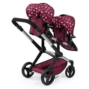 Bayer Design Tvillinge Klapvogn, Xeo - bordeaux-5