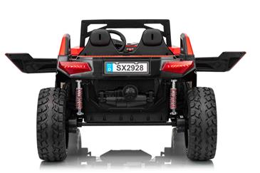 Beach Buggy XL Elbil til 2 Børn m/4x24V Motorer + Gummihjul + fjernb-14