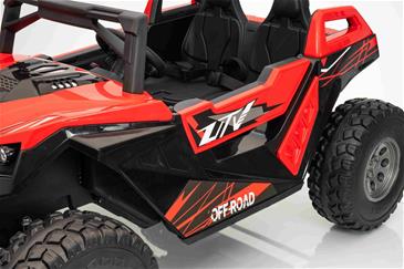 Beach Buggy XL Elbil til 2 Børn m/4x24V Motorer + Gummihjul + fjernb-16