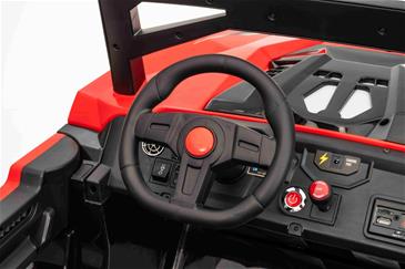 Beach Buggy XL Elbil til 2 Børn m/4x24V Motorer + Gummihjul + fjernb-17