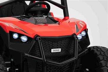 Beach Buggy XL Elbil til 2 Børn m/4x24V Motorer + Gummihjul + fjernb-19