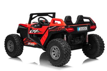 Beach Buggy XL Elbil til 2 Børn m/4x24V Motorer + Gummihjul + fjernb-5