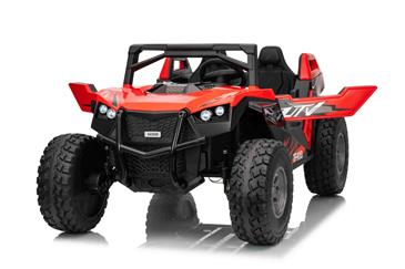 Beach Buggy XL Elbil til 2 Børn m/4x24V Motorer + Gummihjul + fjernb-9