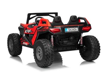 Beach Buggy XL Elbil til 2 Børn m/4x24V Motorer + Gummihjul + fjernb-13