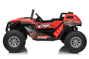 Beach Buggy XL Elbil til 2 Børn m/4x24V Motorer + Gummihjul + fjernb-4