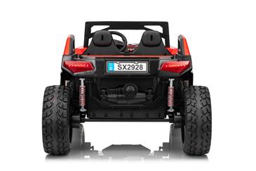 Beach Buggy XL Elbil til 2 Børn m/4x24V Motorer + Gummihjul + fjernb-6
