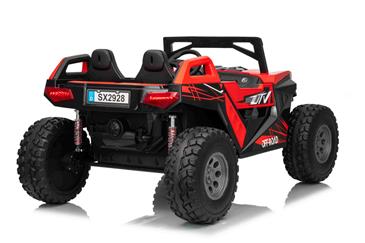 Beach Buggy XL Elbil til 2 Børn m/4x24V Motorer + Gummihjul + fjernb-7