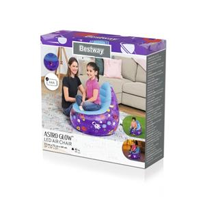 Bestway  Astro Glow LED Oppustelig Stol 72 x 72 x 64 cm-2